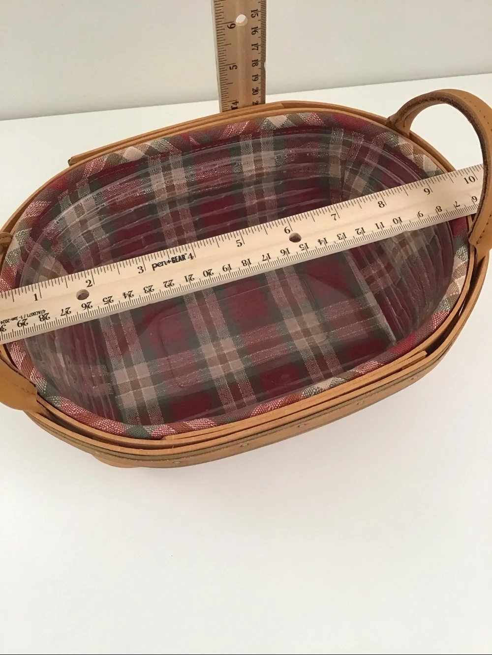 Vintage Longaberger 2001 Autumn Reflections Small Daily Blessings Basket